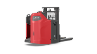 Linde dubbelpallstaplare D12 - D14 SP med skyddad plattform. Linde dubbelpallstaplare D12 - D14 SP med skyddad plattform.