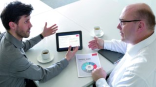 Linde Safety Scan genomförs hos kunden Briefing om Lindes Safety Scan hos kunden