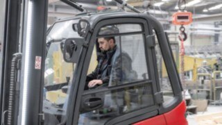 Det innovativa styrsystemet Linde Steer Control från Linde Material Handling