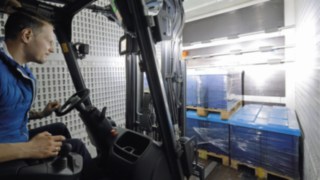 LED-arbetsbelysning på en truck LED-arbetsbelysning på en truck