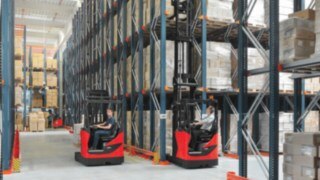 Linde skjutstativtruck R14–R17 X i höglager Linde skjutstativtruck R14–R17 X i höglager