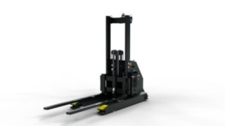 I-MATIC AS från Linde MH är en automatiserad gaffeltruck.