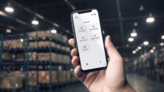 Linde Warehouse Managers smartphone-vy