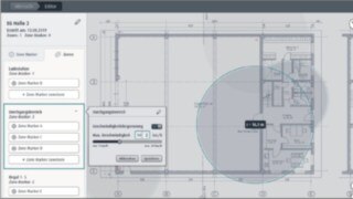 Området Zoner i fleet management-systemet connect:desk från Linde Material Handling I området Zoner i fleet management-programmet connect:desk från Linde Material Handling kan truckansvariga planera zoner och genomfarter.