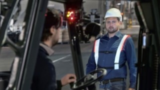 Warning Pedestrian Band från Linde Material Handling