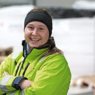 Sarah Benz, skiftledare, DB Schenker, Schweinfurt Sarah Benz, skiftledare, DB Schenker, Schweinfurt