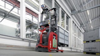 Linde L-MATIC HD i arbete hos Oechsler