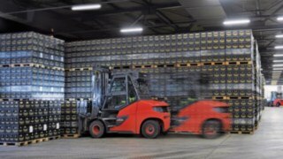 Linde E80 i arbete hos Radeberger Linde E80 i arbete hos Radeberger