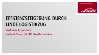 Ökad effektivitet med logistiktåg från Linde Ökad effektivitet med logistiktåg från Linde