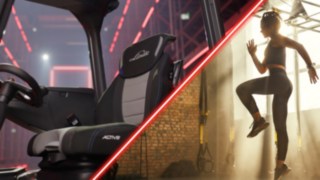 Bekväm förarplats i en elektrisk motviktstruck från Linde Material Handling Bekväm förarplats i en elektrisk motviktstruck från Linde Material Handling