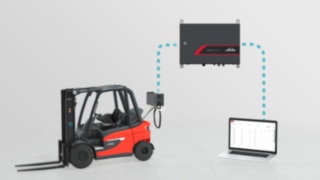 Intelligent laddhantering med connect:charger från Linde Material Handling Intelligent laddhantering med connect:charger från Linde Material Handling
