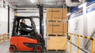 Truckförare på Tetra Pak