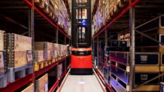 Smalgångstruck hos Tetra Pak.