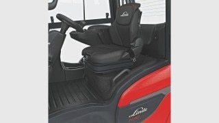 Motviktstruckens förarhytt