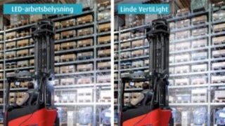 Skjutstativtruck med Linde VertiLight Skjutstativtruck med Linde VertiLight