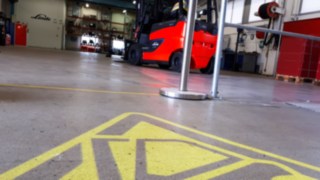 Linde TruckSpot Bild på truck med Linde TruckSpot