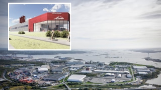 Området Arendal i Göteborg och en skiss på den nya anläggningen. Området Arendal i Göteborg och en skiss på den nya anläggningen.