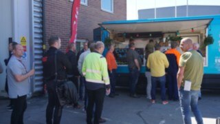 Bild på en foodtruck på eventet i Göteborg