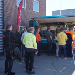 Bild på en foodtruck på eventet i Göteborg