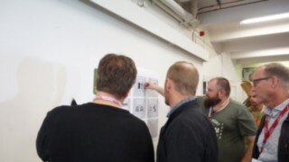 Bild på workshop för besökarna