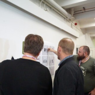 Bild på workshop för besökarna