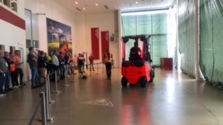 Bild från demo av The Perfect Truck med säkerhetsfunktioner