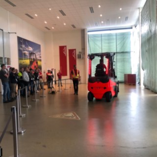 Bild från demo av The Perfect Truck med säkerhetsfunktioner