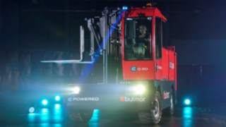 Elektrisk sidlastare från Bulmor. Elektrisk sidlastare från Bulmor.