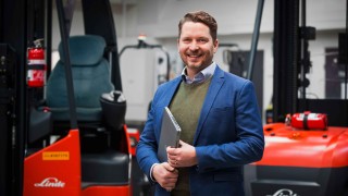 Jacob Sjöstrand är ny Sverigechef på Linde Material Handling.