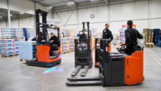 Lindetruckar i Matsmarts lager Lindetruckar i Matsmarts lager