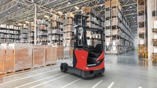 Skjutstativtruck från Linde Material Handling Skjutstativtruck från Linde Material Handling