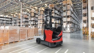 Skjutstativtruck från Linde Material Handling